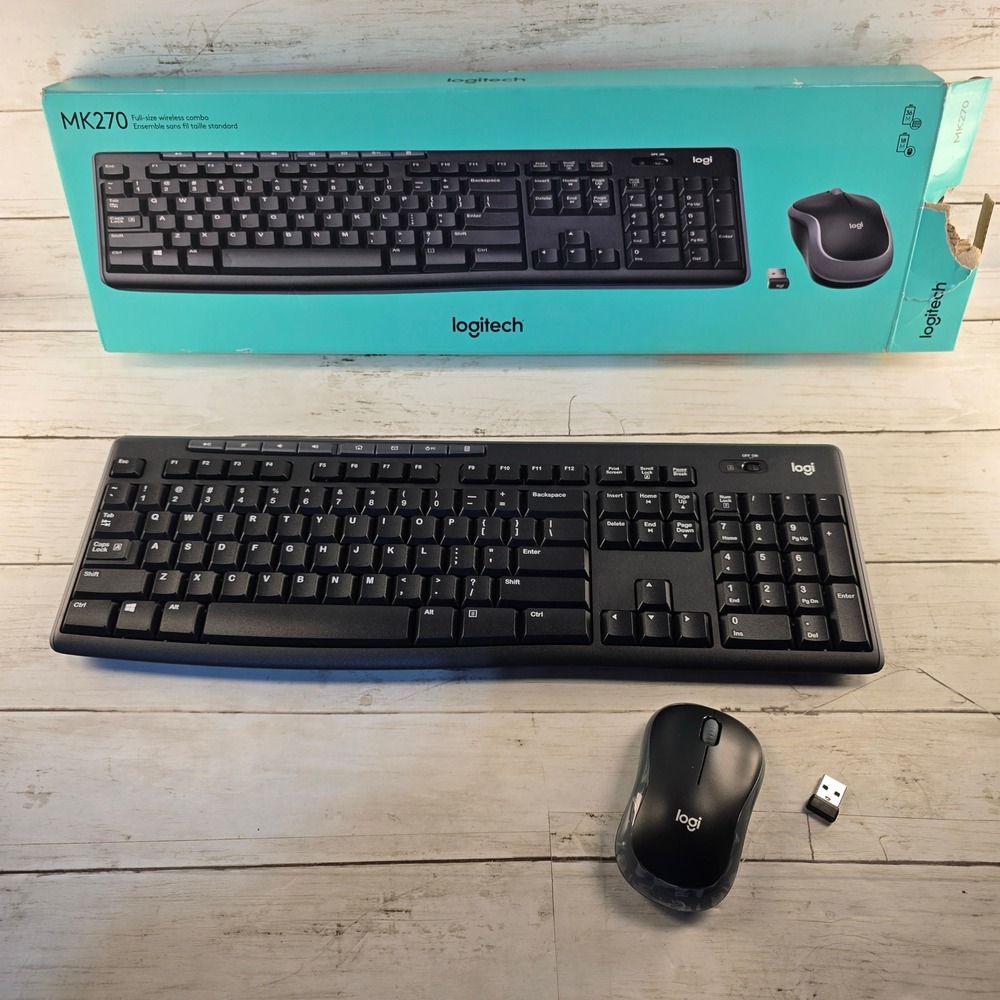 TESTED Logitech MK270 Wireless Keyboard and Mouse Combo Black 920-004536